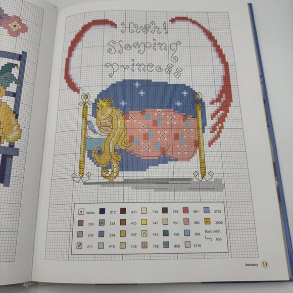 Cross Stitch Celebrations Month By Month Book By Sue Cook Hardcover - Picture 3 of 6